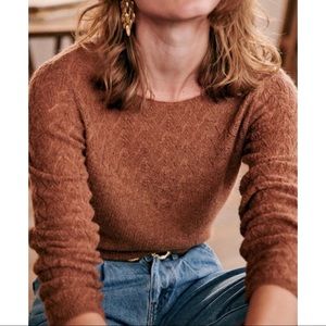 Sézane Constance Jumper in Camel - Size Small